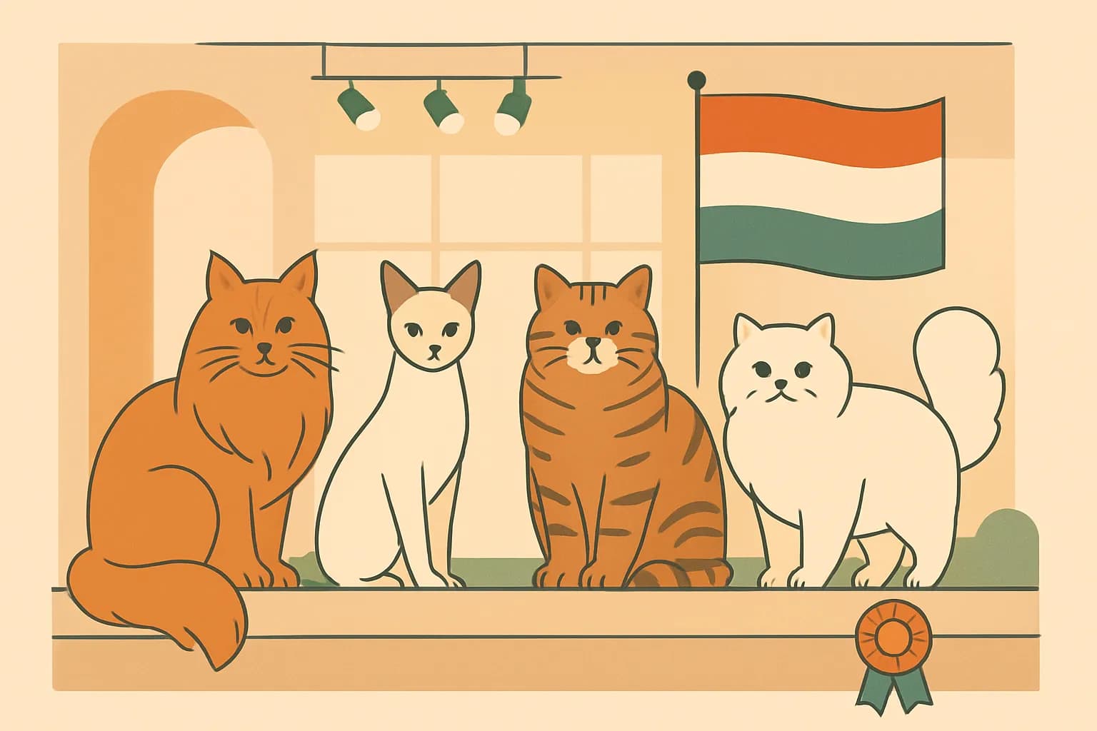 De mooiste raskatten ter wereld strijken neer in Vijfhuizen: een kattenfeest voor iedereen