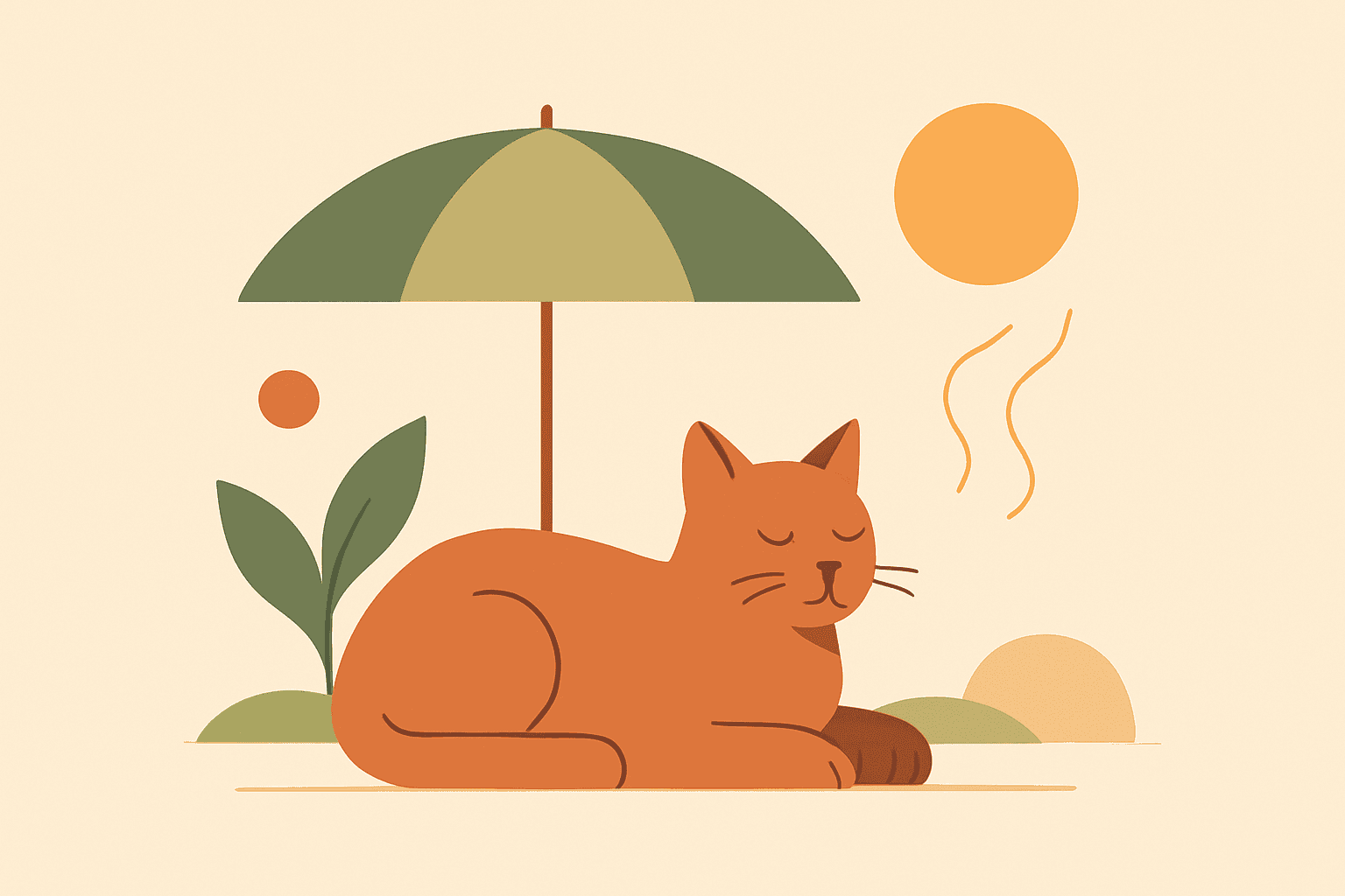Hitte kan gevaarlijk zijn voor je kat: wat je moet weten