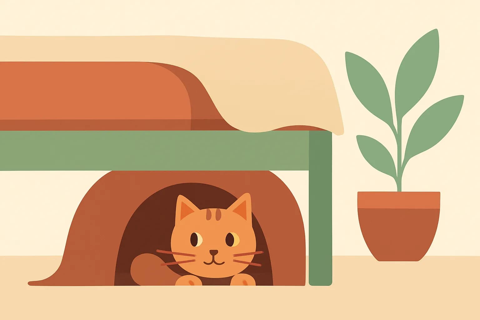Katten en hun favoriete plekjes: waar ze zich het liefst verstoppen