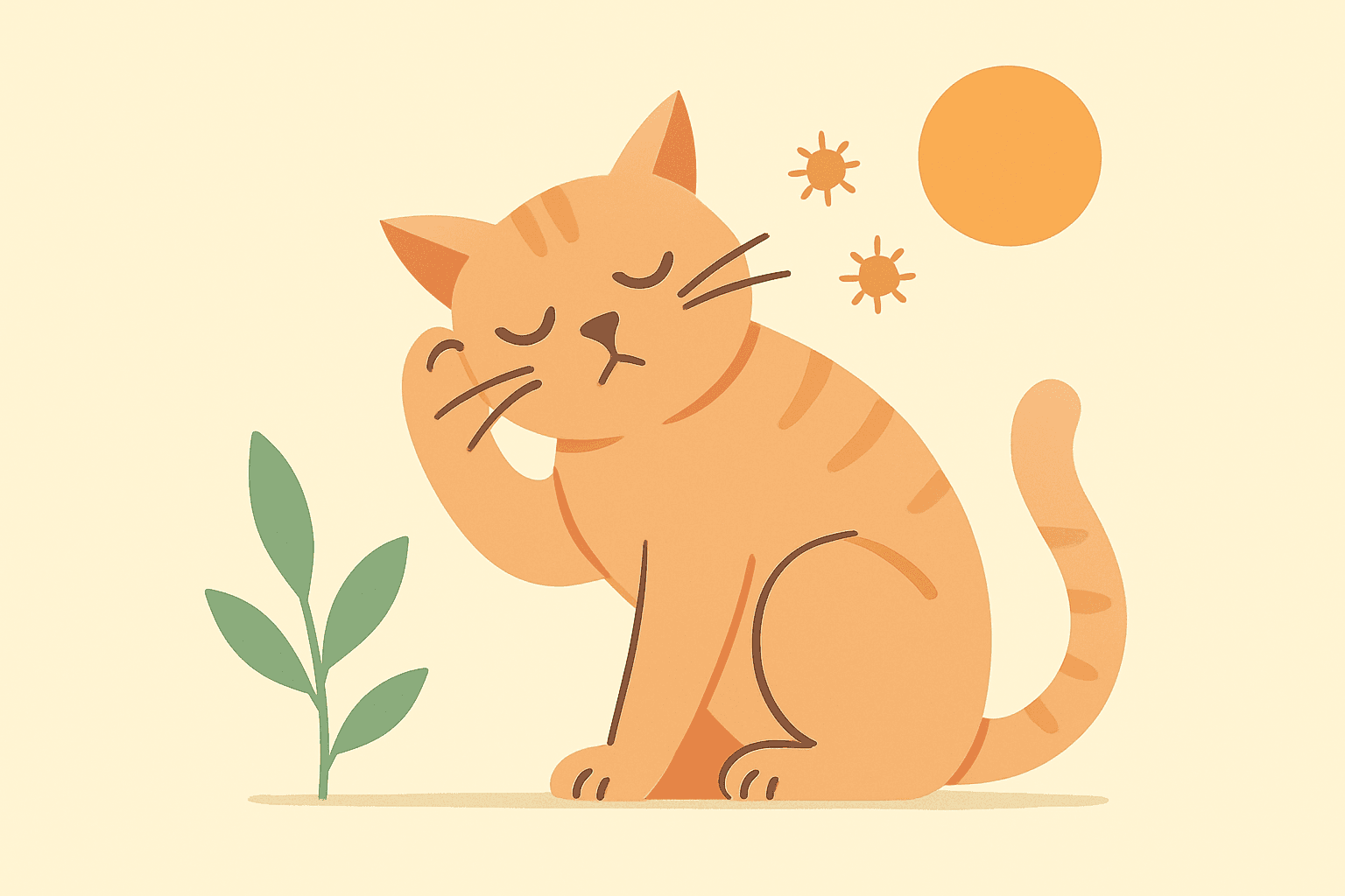 Katten en pollen: hoe je je viervoeter kunt helpen bij jeuk