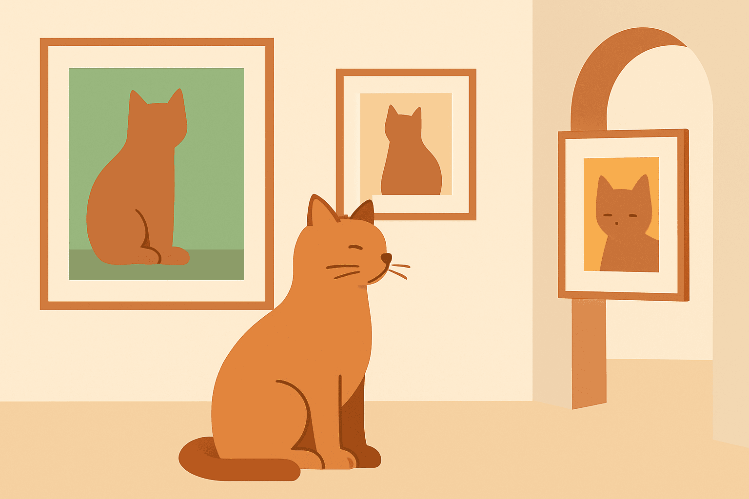 Katten in de schijnwerpers: een nieuwe trend in de kunstwereld