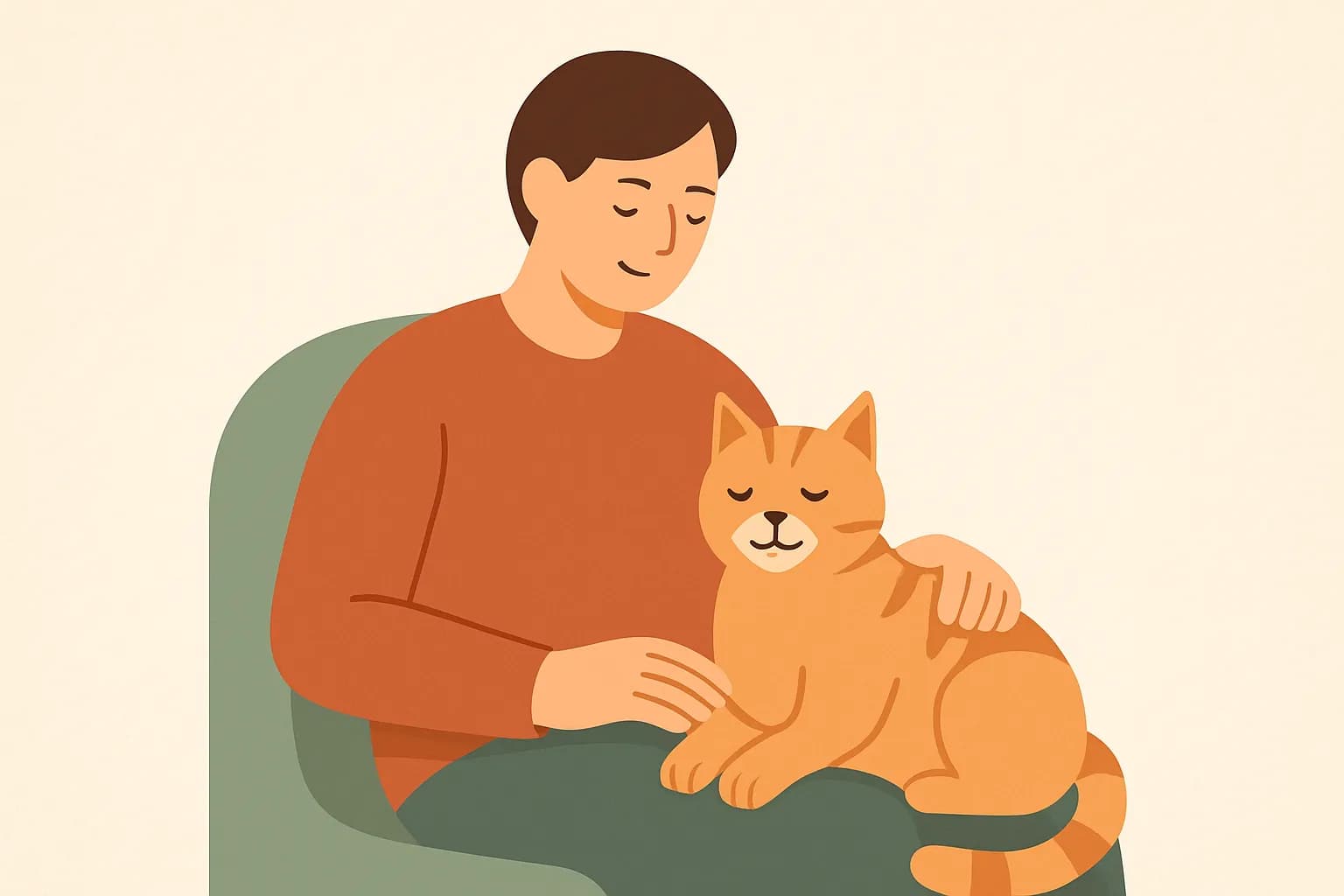Waarom je kat dol is op jouw gezelschap