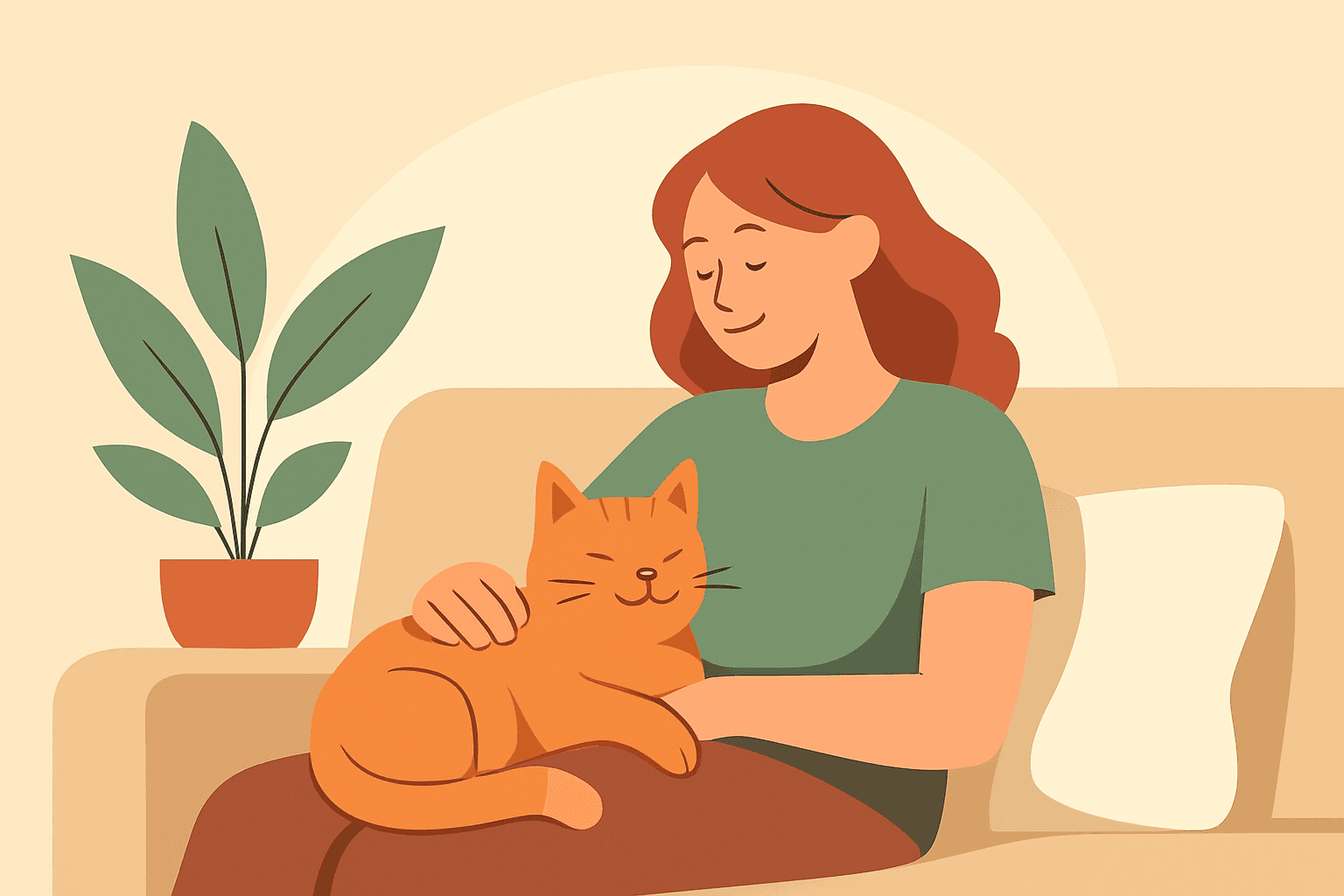 Waarom je kat knuffelen goed voor jullie beiden is