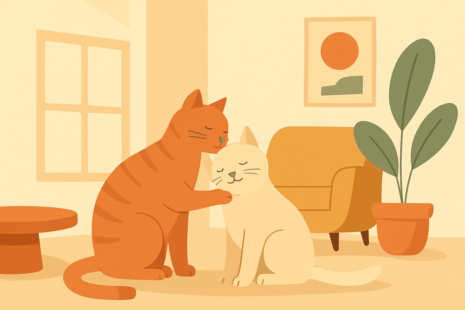 Waarom likken katten aan elkaar? Dat is niet alleen uit liefde
