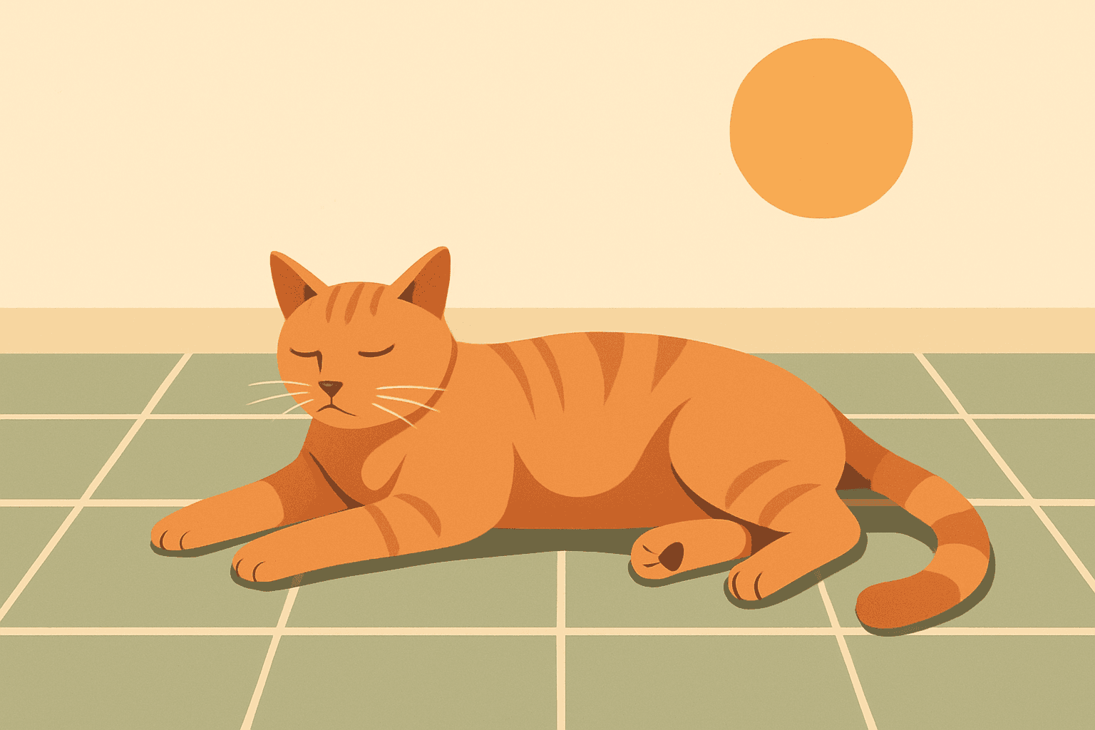 Zomerhitte? Zo houd je je kat koel en comfortabel