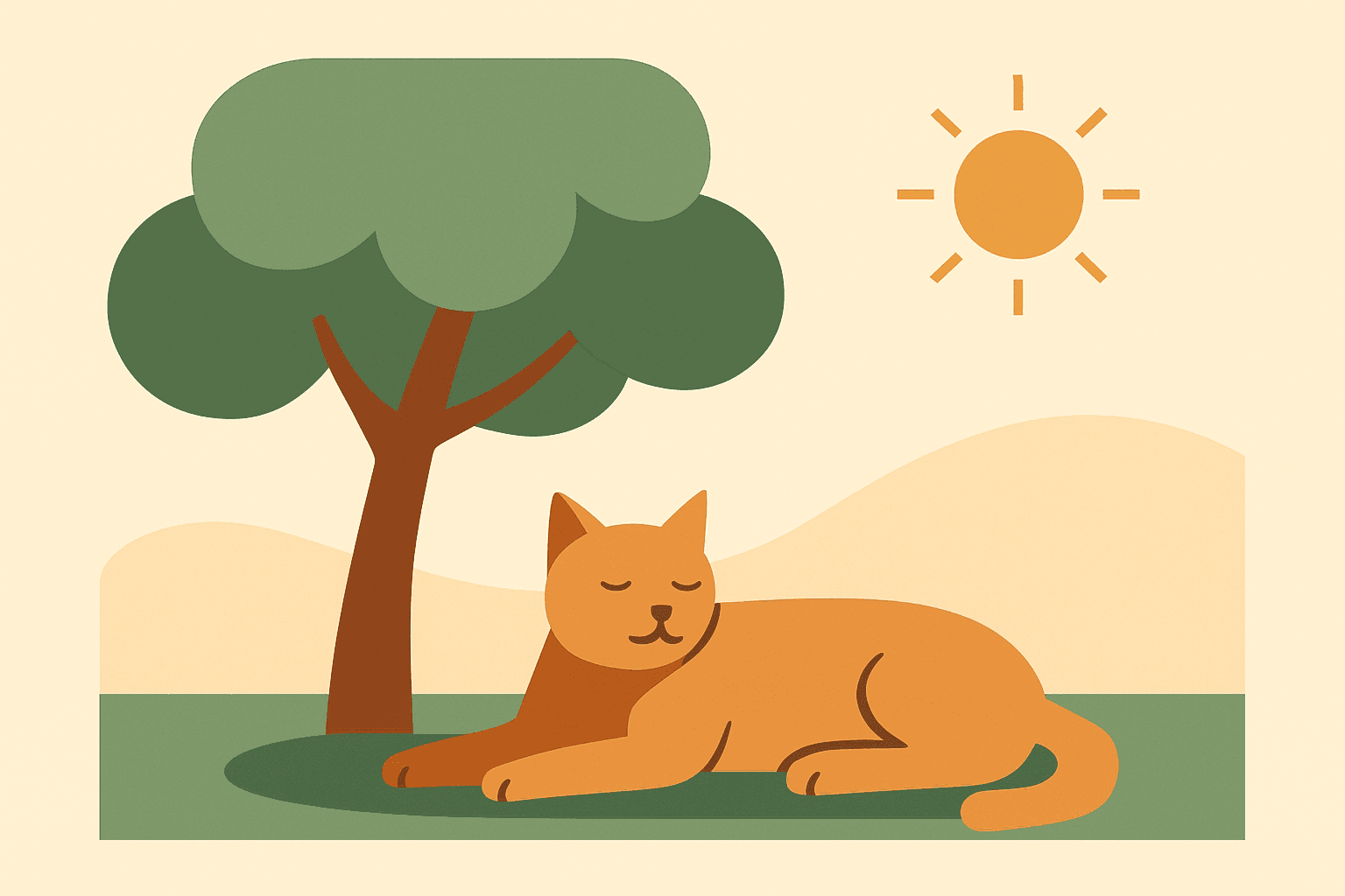 Zomerse tips om je kat te beschermen tegen de hitte
