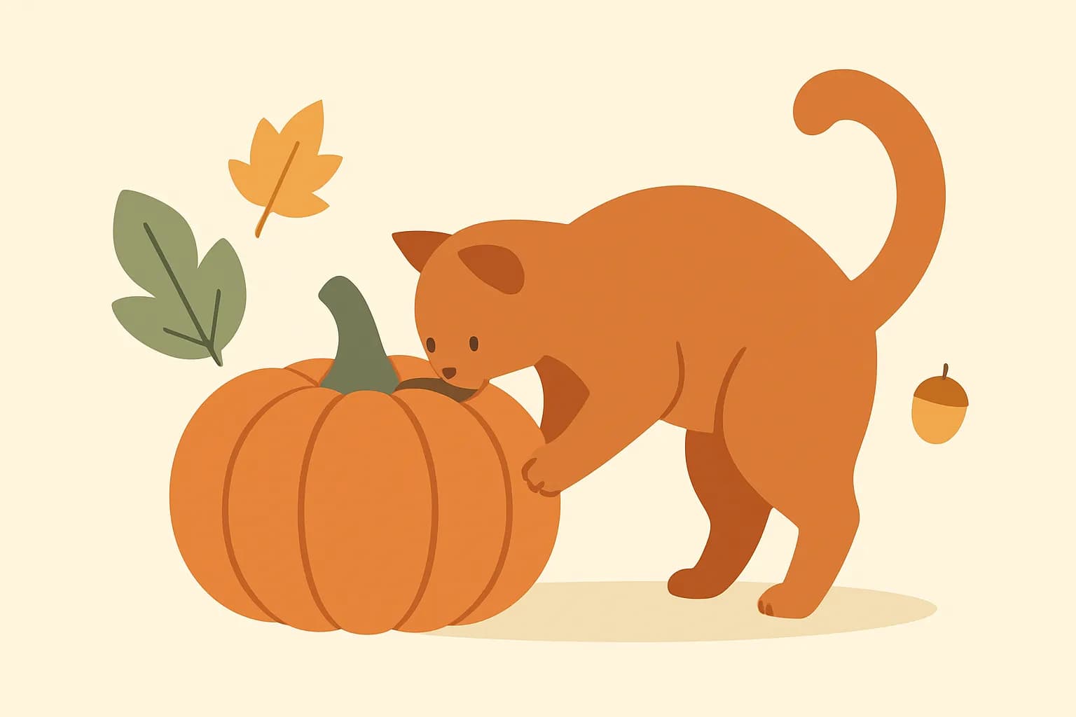 Katten en hun liefde voor pompoenen: creatief knutselen voor de feestdagen