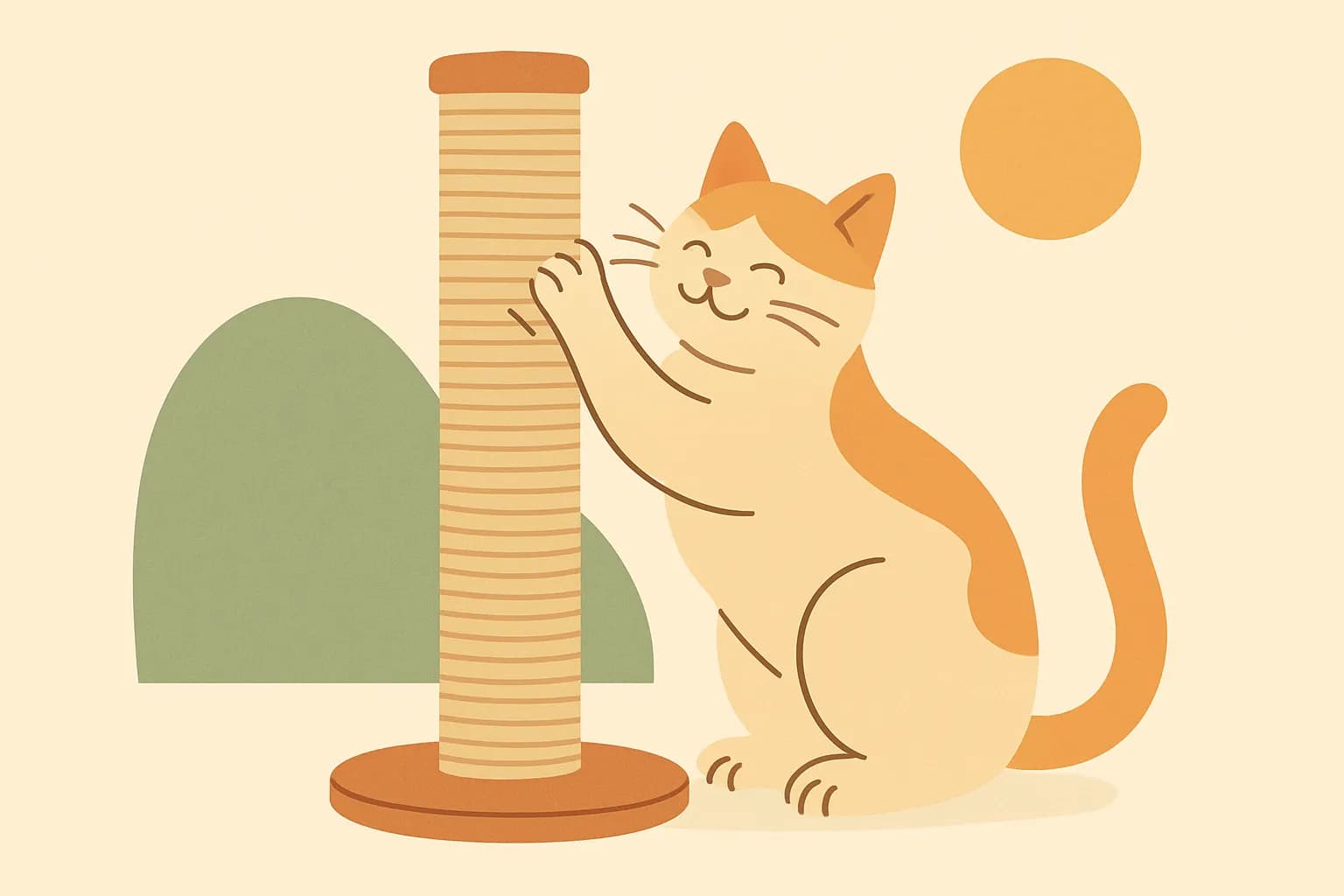 Waarom je kat dol is op krabpalen: meer dan alleen een speeltje